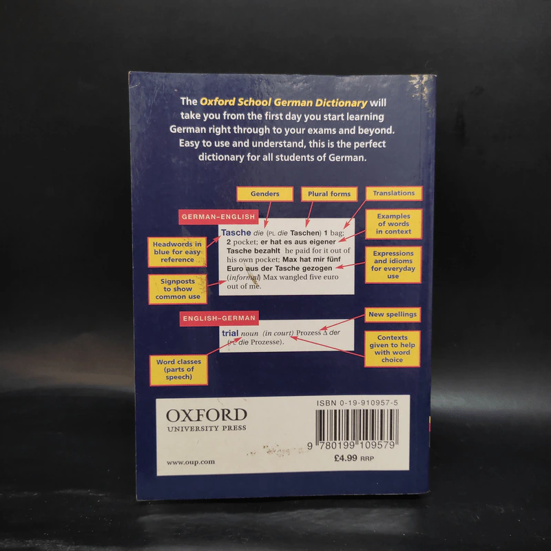 Oxford School German Dictionary รูปที่ 2