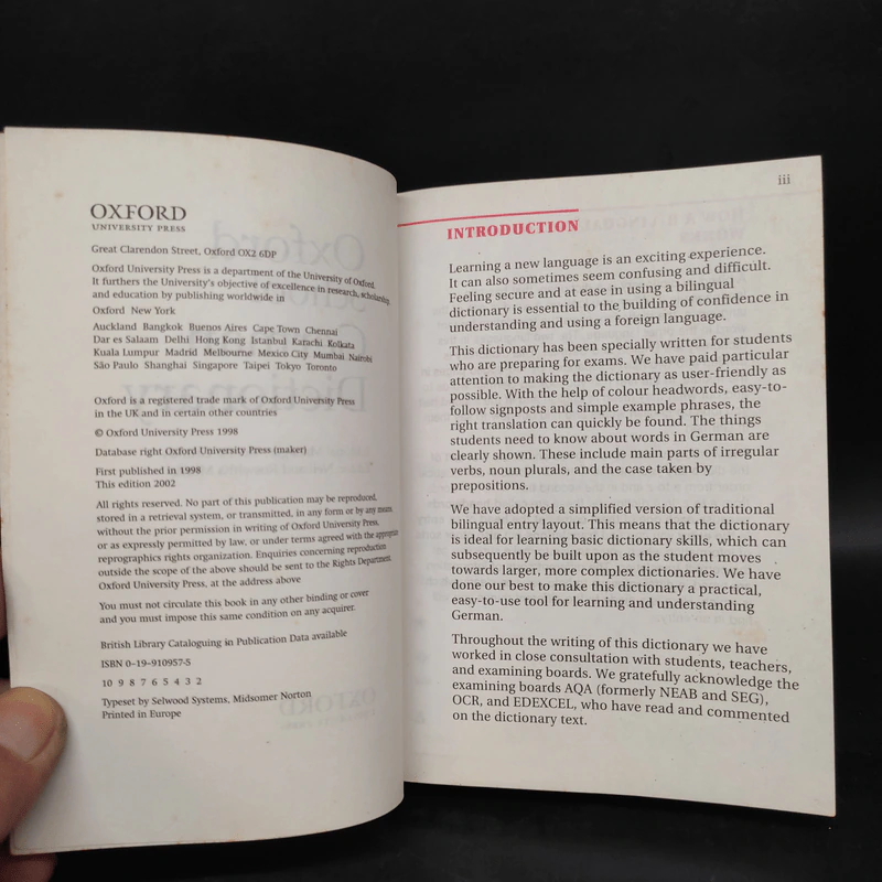 Oxford School German Dictionary รูปที่ 5