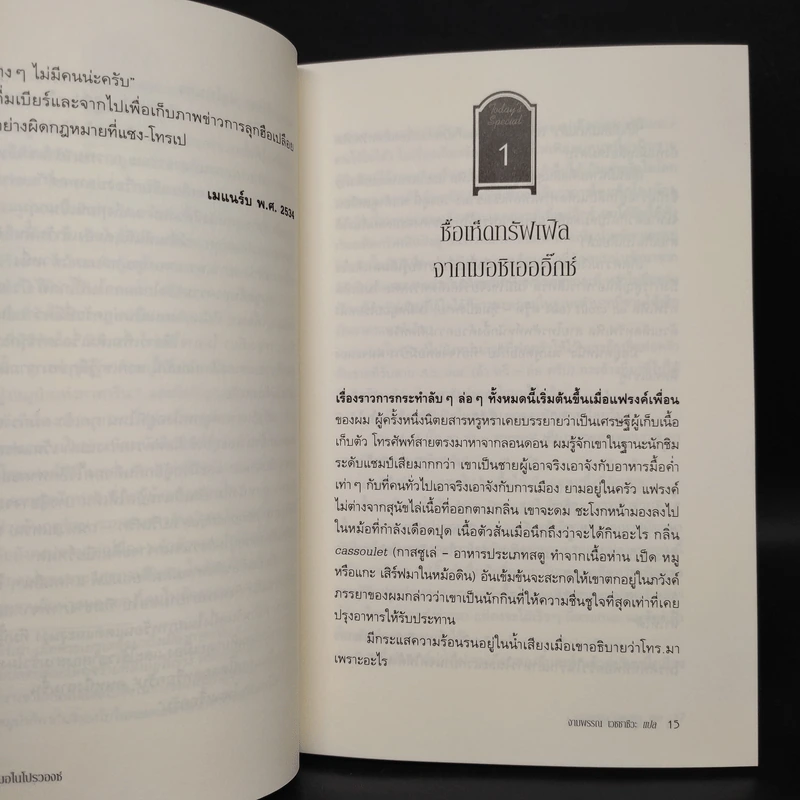 แสนสุขเสมอในโปรวองซ์ Toujours  Provence - งามพรรณ เวชชาชีวะ รูปที่ 7