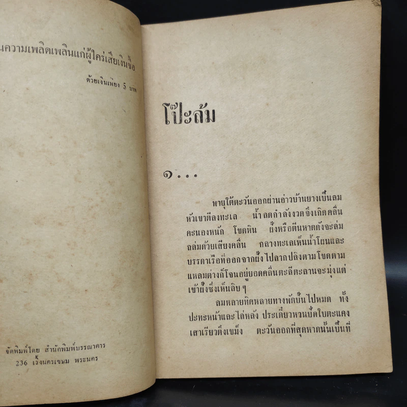 โป๊ะล้ม - ไม้ เมืองเดิม รูปที่ 5