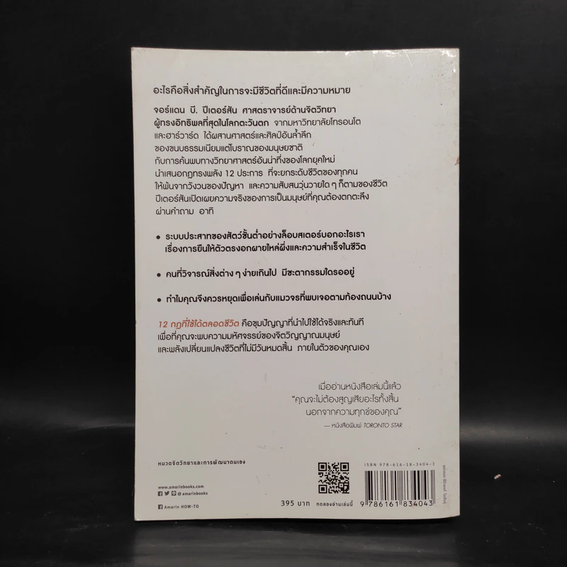 12 กฎที่ใช้ได้ตลอดชีวิต - จอร์แดน บี ปีเตอร์สัน Jordan B. Peterson รูปที่ 2