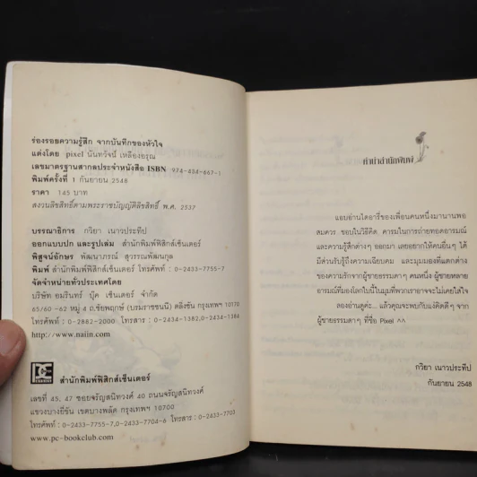 ร่องรอยความรู้สึก จากบันทึกของหัวใจ - Pixel นันทวัจน์ เหลืองอรุณ รูปที่ 5