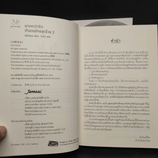 นิยายแจ่มใส ตำนานรักอสูรร้าย 2 เล่มจบ - เอ๋อเหมย รูปที่ 6
