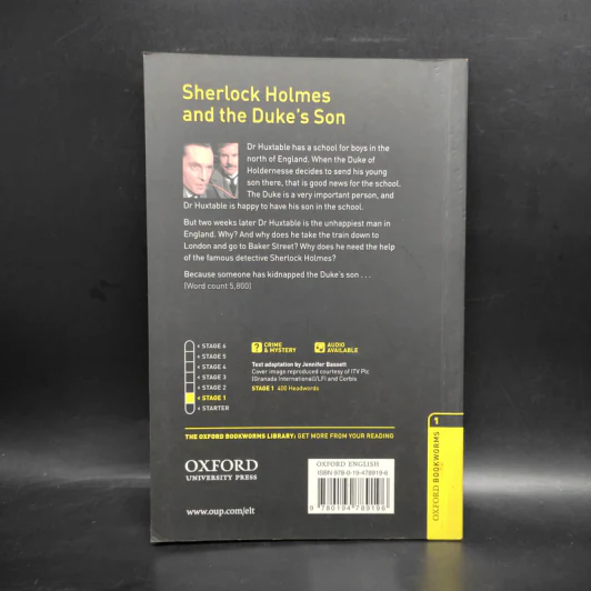 Sherlock Holmes and the Duke's Son - Oxford Bookworms Stage 1 รูปที่ 2