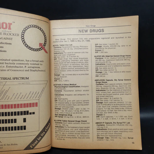 TPD1986 Thai Pharmaceutical Directory รูปที่ 7