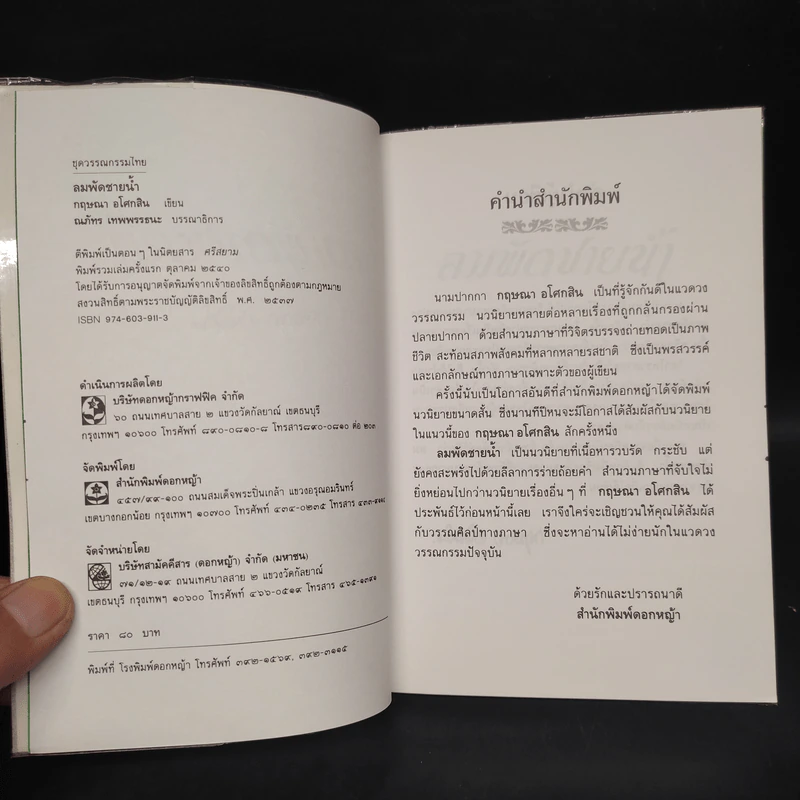ลมพัดชายน้ำ - กฤษณา อโศกสิน รูปที่ 5