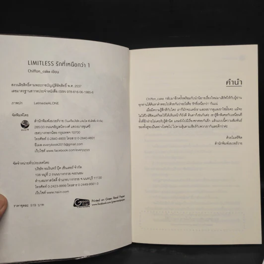นิยายวาย LIMITLESS รักที่เหนือกว่า 2 เล่มจบ - Chiffon_cake รูปที่ 5