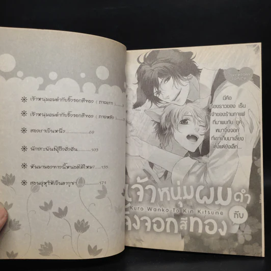 การ์ตูนวาย เจ้าหนุ่มผมดำกับจิ้งจอกสีทอง รูปที่ 5