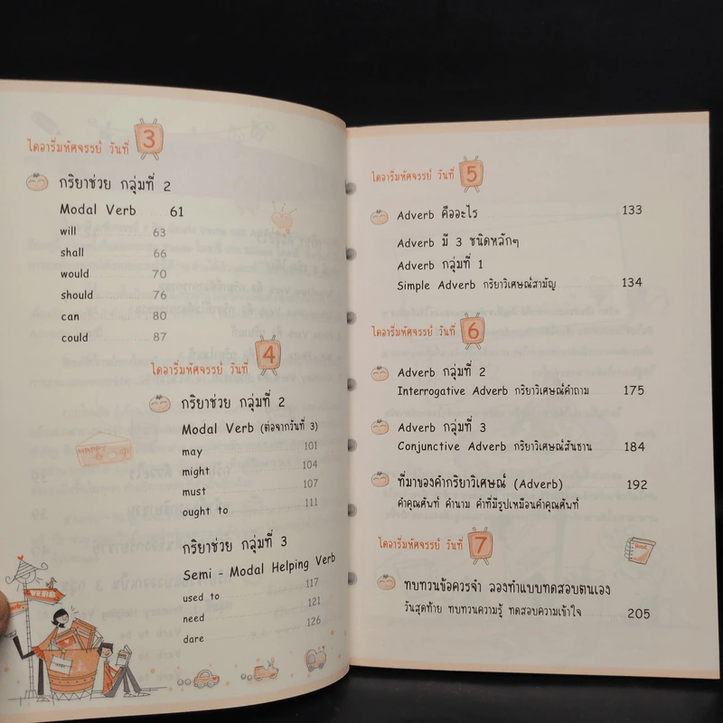 ไดอารี่มหัศจรรย์ 7 วันฉันเก่ง Verbs & Adverbs - ศิริพร โตพึ่งพงศ์ (ผู้เขียน เก่งอังกฤษ พิชิตไวยากรณ์) รูปที่ 7