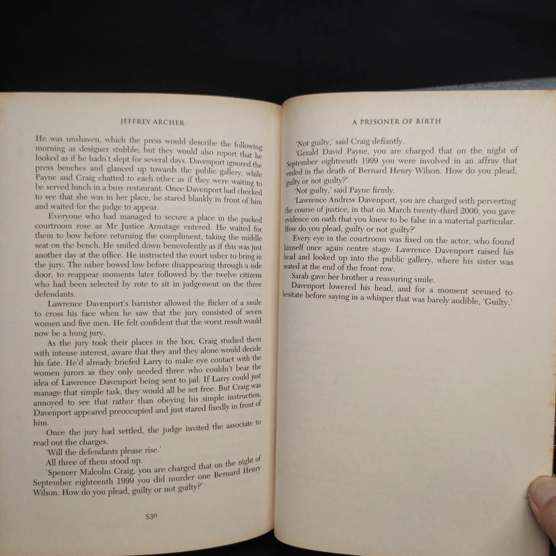 A Prisoner of Birth - Jeffrey Archer รูปที่ 8