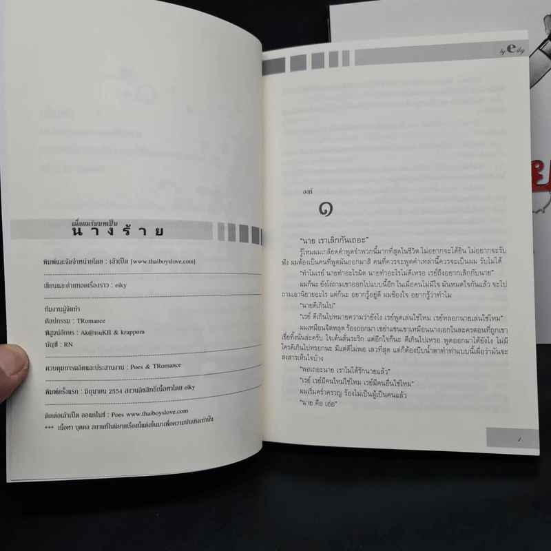 นิยายวาย เมื่อผมรับบทเป็นนางร้าย 2 เล่มจบ Box Set - Eiky รูปที่ 6