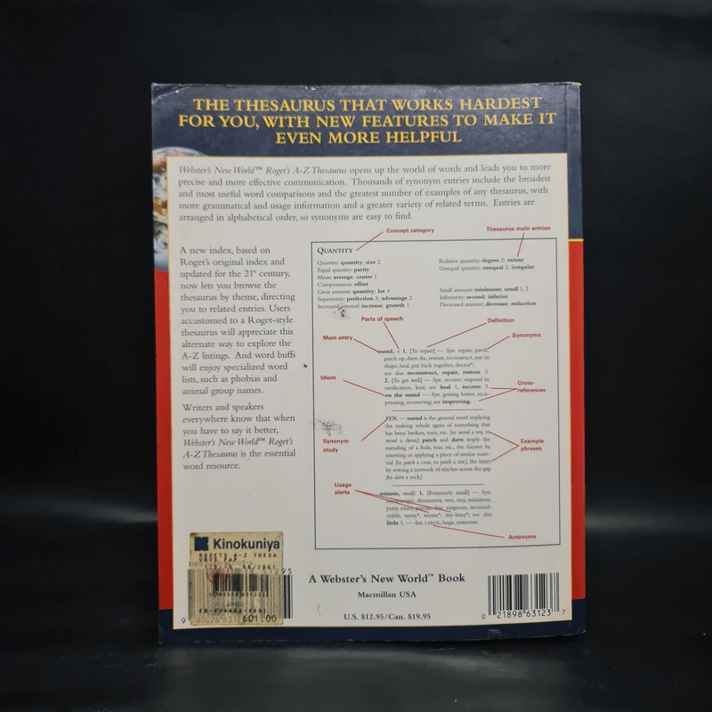 Webster's New World Roget's A-Z Thesaurus รูปที่ 2