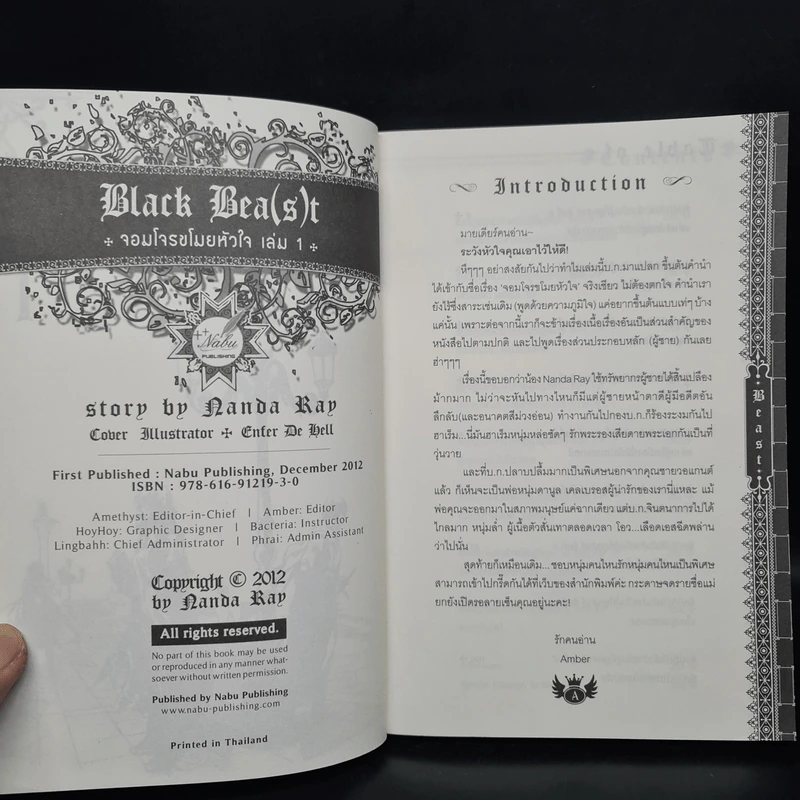Black Bea(s)t จอมโจรขโมยหัวใจ เล่ม 1 - Nanda_Ray รูปที่ 5