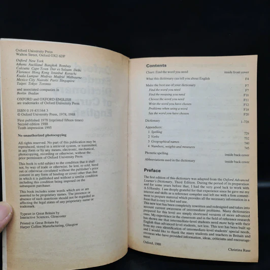 Oxford Student's Dictionary รูปที่ 5