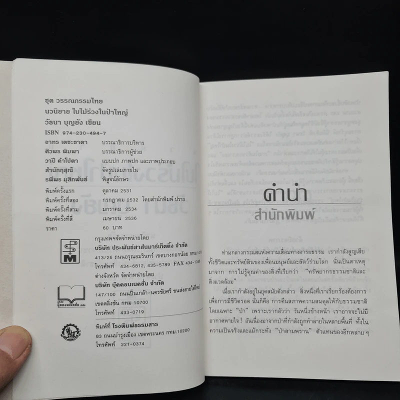 ใบไม้ร่วงในป่าใหญ่ - วัธนา บุญยัง รูปที่ 5