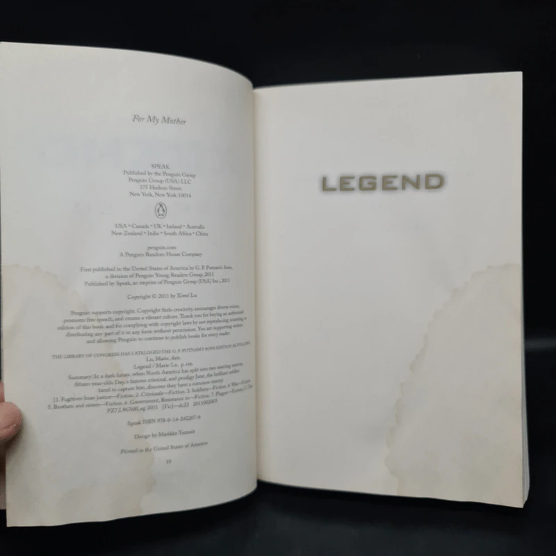Legend - Marie Lu รูปที่ 5