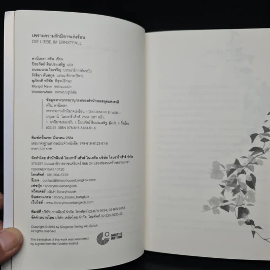 เพราะความรักมิอาจเร่งร้อน : Die Liebe Im Ernstfall - Daniela Krien (ดานีเอลา ครีน) รูปที่ 6