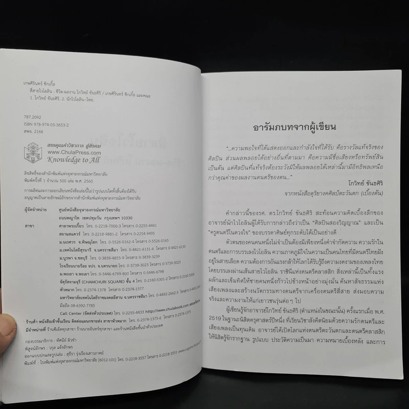 สี่สายไวโอลิน ชีวิต-ผลงาน โกวิทย์ ขันธศิริ รูปที่ 5
