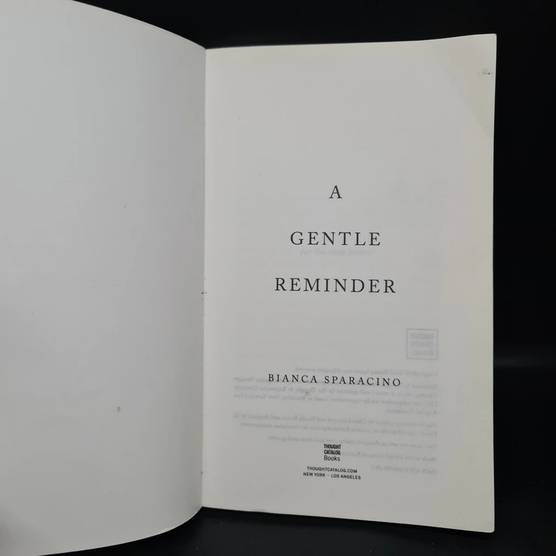 A Gentle Reminder - Bianca Sparacino รูปที่ 6