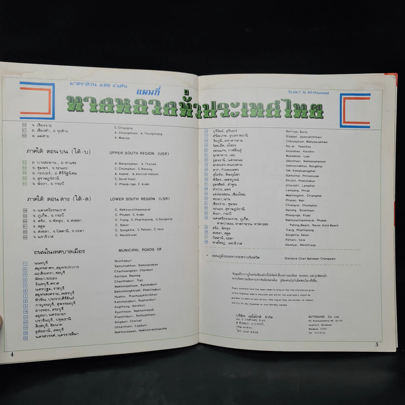 แผนที่ทางหลวงประเทศไทย รูปที่ 6