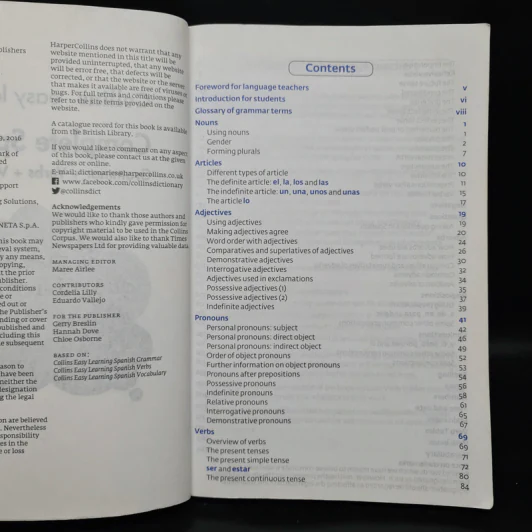 Collins Easy Learning Complete Spanish Grammar+Verbs+Vocabulary รูปที่ 5