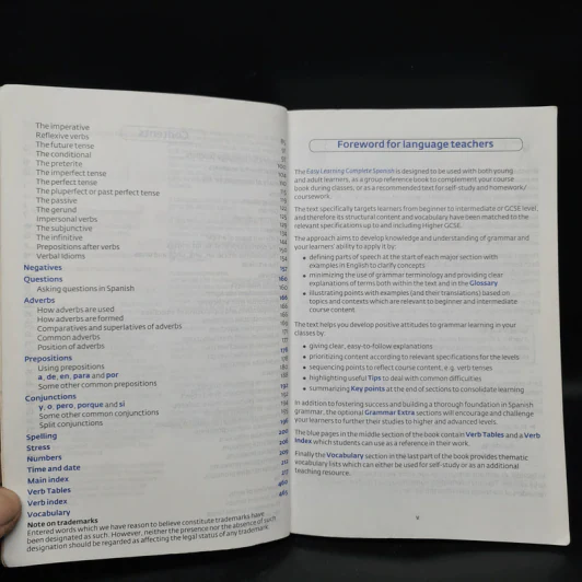 Collins Easy Learning Complete Spanish Grammar+Verbs+Vocabulary รูปที่ 6
