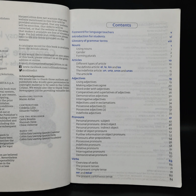 Collins Easy Learning Complete Spanish Grammar+Verbs+Vocabulary รูปที่ 5