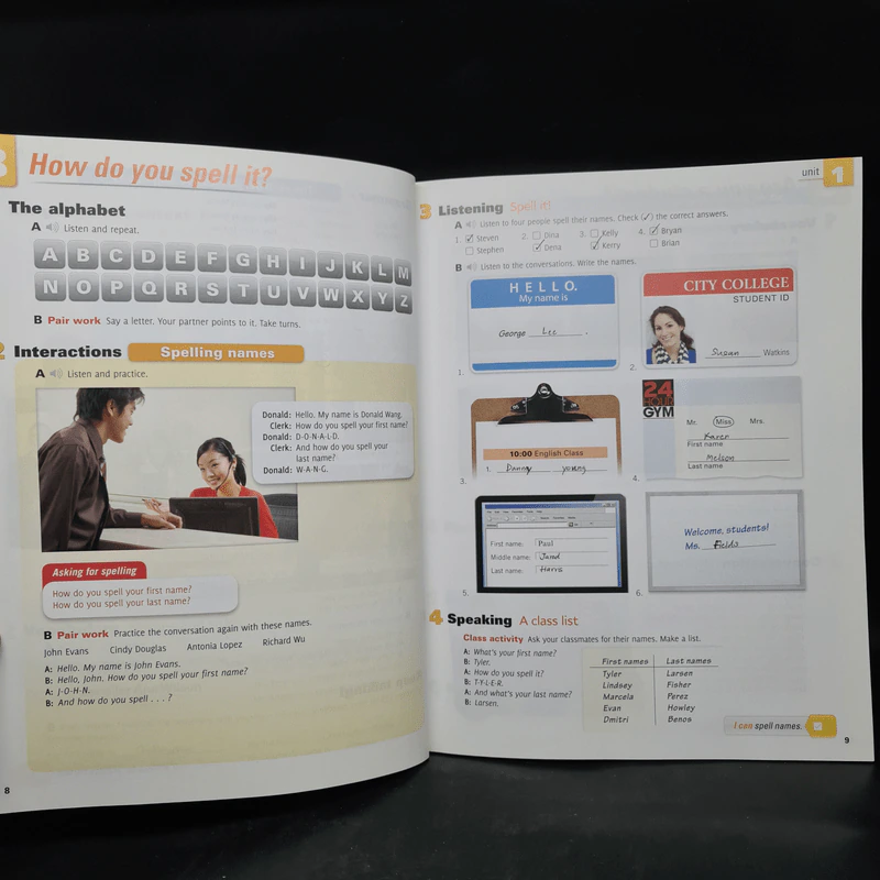 Four Corners Student's Book 1 รูปที่ 9