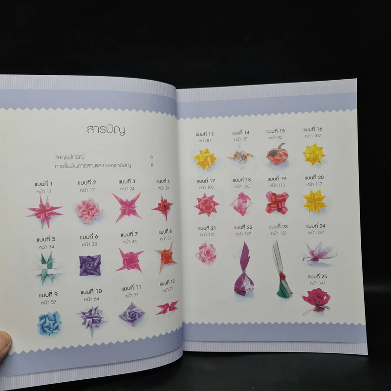พับริบบิ้น เหรียญโปรยทาน เล่ม 3 - อาจารย์สายใจ เจริญรื่น รูปที่ 6
