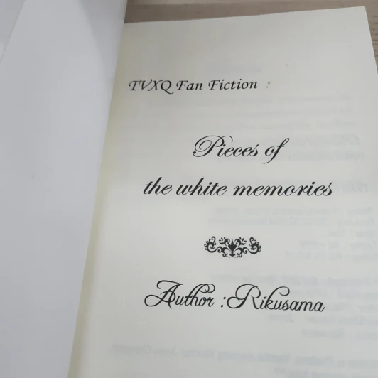 นิยายฟิคชั่น Pieces of the White Memories - RikusamA รูปที่ 3