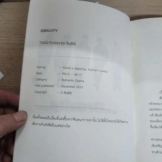 นิยายฟิคชั่น Gravity - RuBiE รูปที่ 3