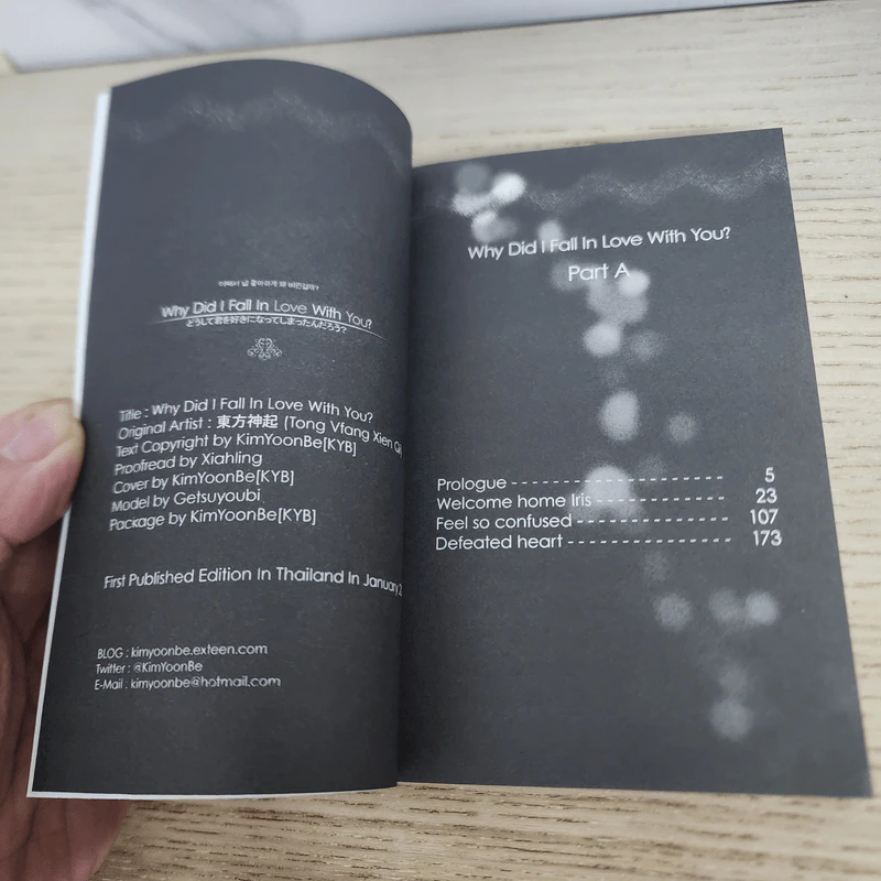 นิยายฟิคชั่น Why Did I Fall in Love with You? Box Set - KimYoonBe[KYB] รูปที่ 5