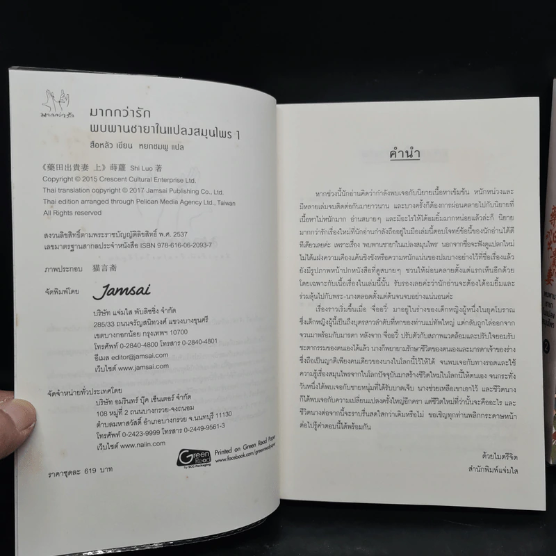นิยายแจ่มใส พบพานชายาในแปลงสมุนไพร 2 เล่มจบ - สือหลัว รูปที่ 6