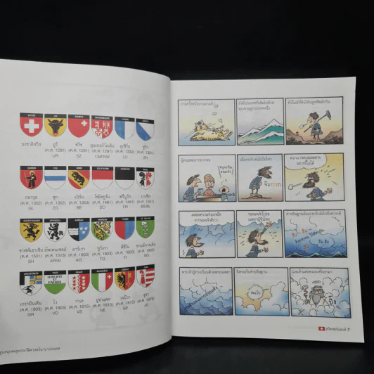 การ์ตูนสนุกตะลุยประวัติศาสตร์ นานาประเทศ สวิตเซอร์แลนด์ Switzerland - Won-Bok Rhie รูปที่ 6