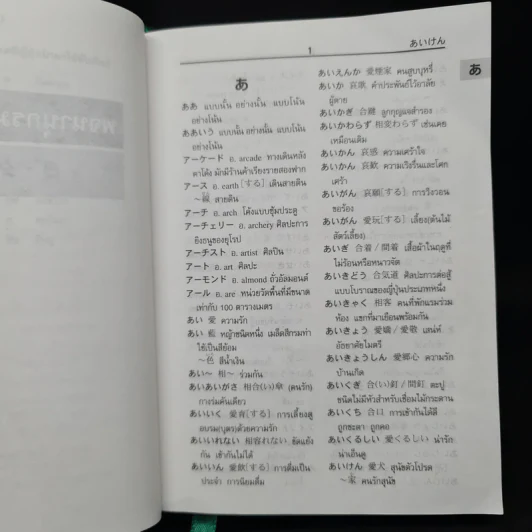 พจนานุกรมญี่ปุ่น-ไทย รูปที่ 7