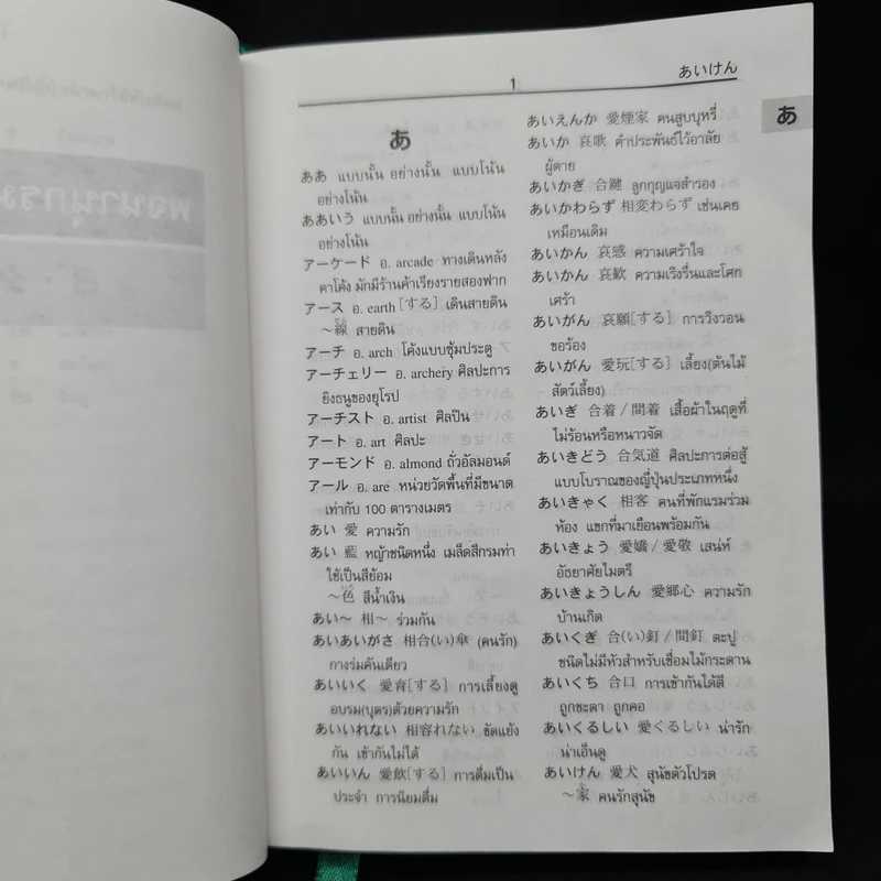 พจนานุกรมญี่ปุ่น-ไทย รูปที่ 7