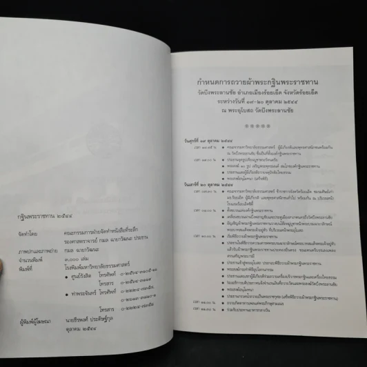 กฐินพระราชทาน มหาวิทยาลัยธรรมศาสตร์ 2544 รูปที่ 5