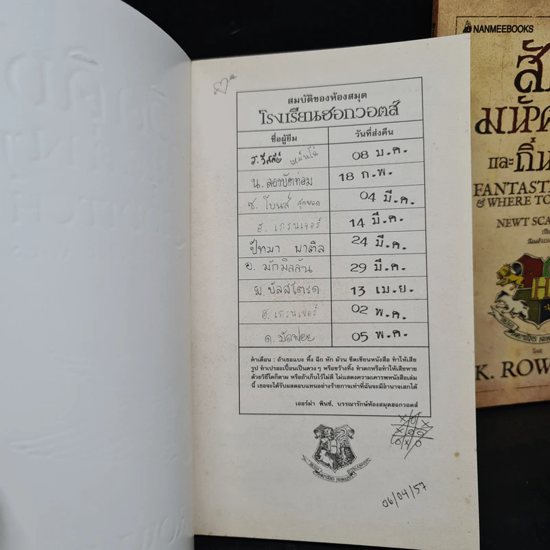 ควิดดิชในยุคต่างๆ + สัตว์มหัศจรรย์และถิ่นที่อยู่ - J.K.Rowling รูปที่ 6