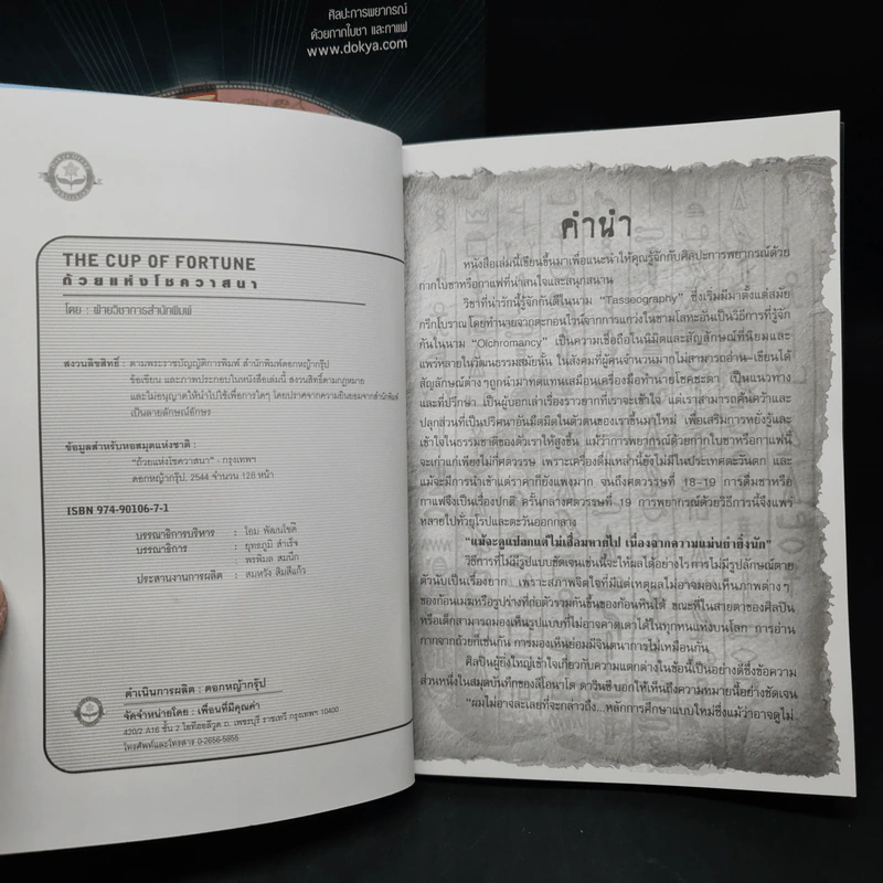 ถ้วยแห่งโชควาสนา : THE CUP OF FORTUNE - TASSEOGRAPHY รูปที่ 5