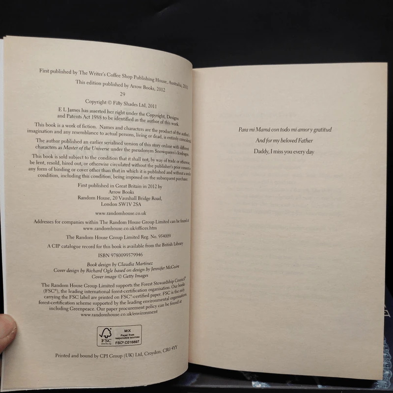 Fifty Shades of Grey Vol.1-3  - E L James รูปที่ 5