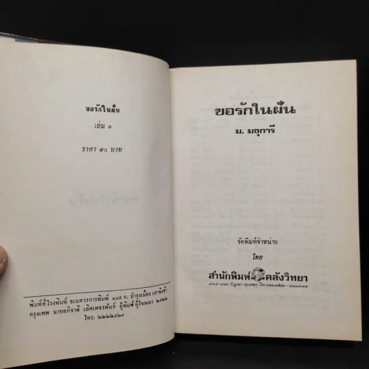 ขอรักในฝัน 2 เล่มจบ - ม.มธุการี รูปที่ 5