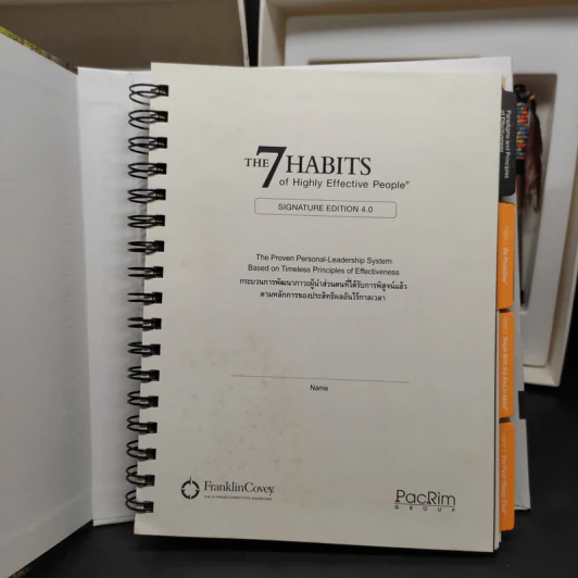 Box Set The 7 Habits of Highly Effective People คู่มือคำมั่นสัญญา 7x7 - Sean Covey รูปที่ 4