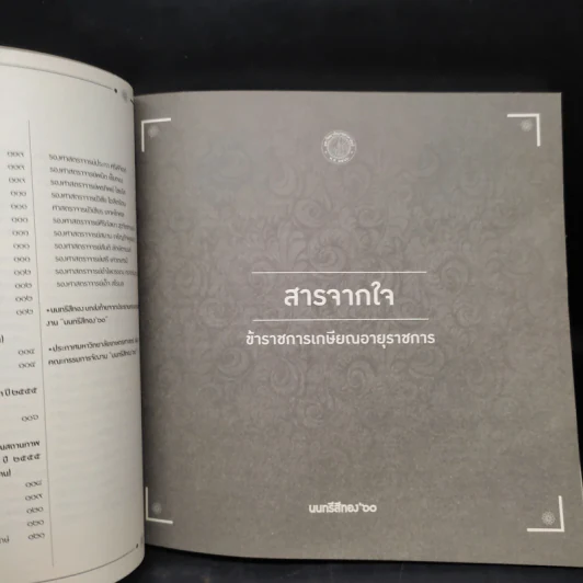 หนังสือที่ระลึกงานนนทรีสีทอง'๖๐ มหาวิทยาลัยเกษตรศาสตร์ รูปที่ 6