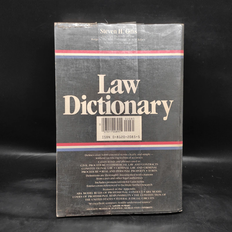 Law Dictionary - Steven H. Gifis รูปที่ 2