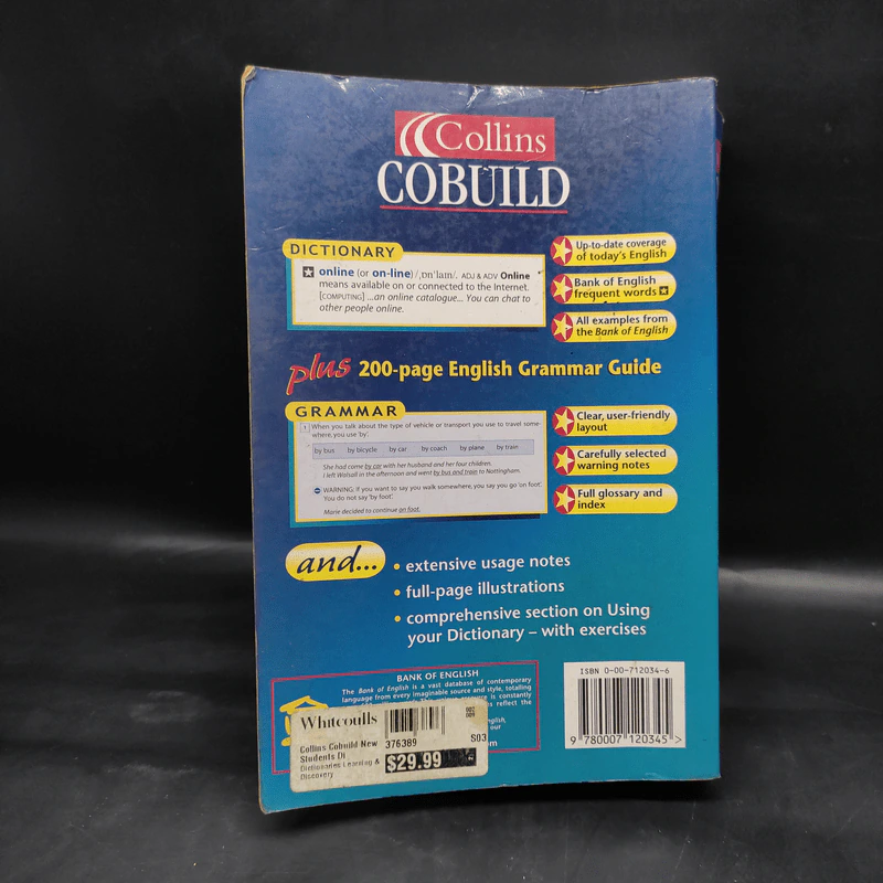 Student's Dictionary - Collins Cobuild รูปที่ 2