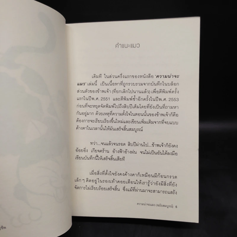 ความน่าจะแมว (ฉบับสมบูรณ์) - องอาจ ชัยชาญชีพ รูปที่ 5