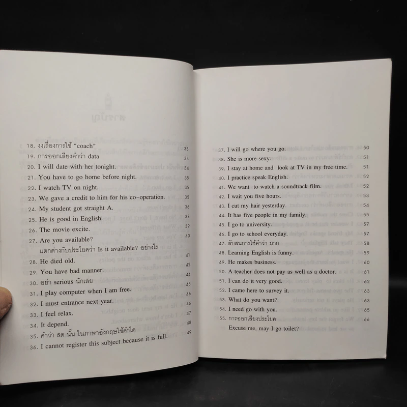 ภาษาอังกฤษผิดกันอยู่นั่นแหละ Typical Mistakes Thai Learners Make - เศรษฐวิทย์ รูปที่ 7