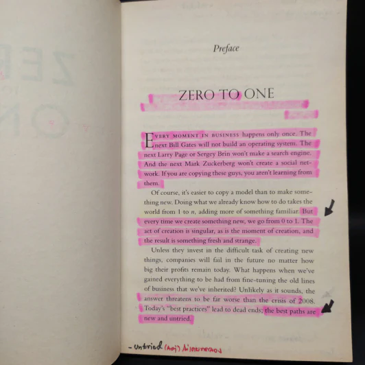 Zero to One - Peter Masters, Blake and Thiel รูปที่ 6