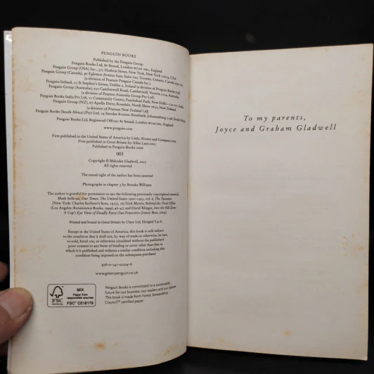 Blink - Malcolm Gladwell รูปที่ 5