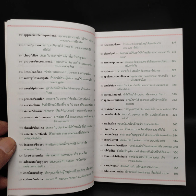 Verb Synonyms คำกริยาพ้องความหมาย ขยายคำเหมือน รูปที่ 9